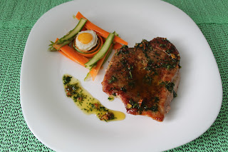 Filete De Paletilla Con Pesto A La Amalfitana.
