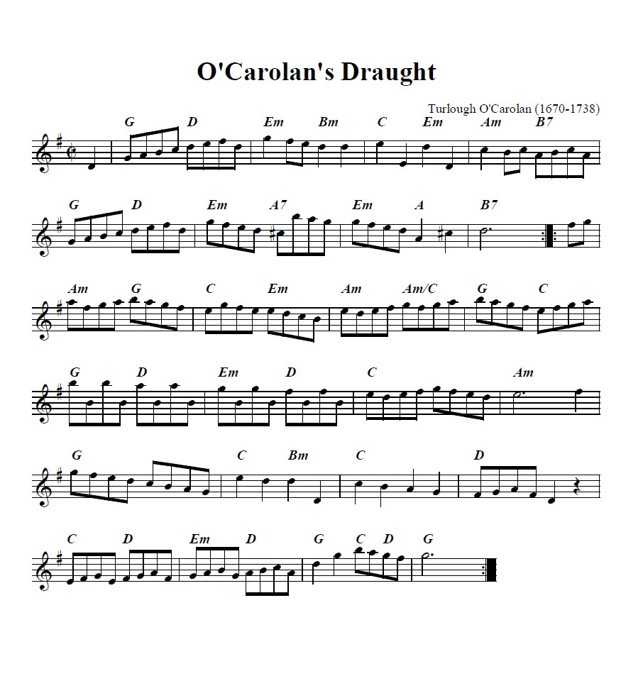 Bouzouki GDAE O'Carolan Draught