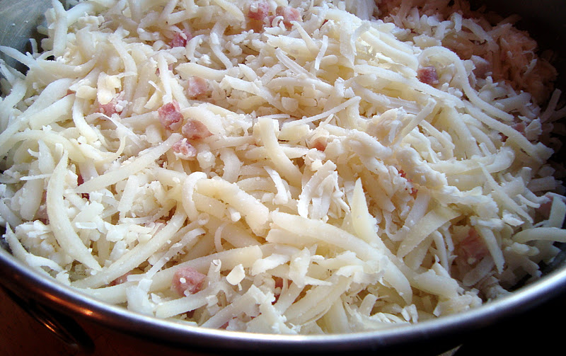 A Couple in the Kitchen Cheesy Pancetta Hash Brown Bites