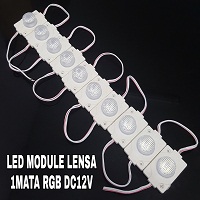 LED Module RGB 1mata 1.5W Injection Lensa DC12V