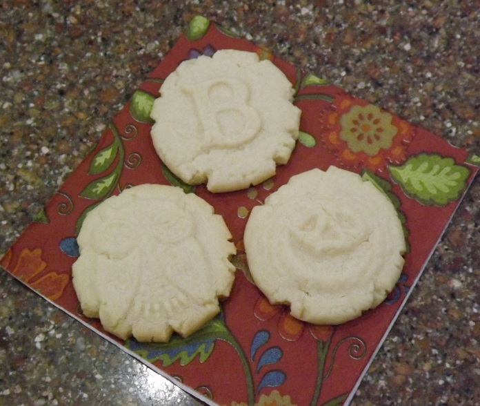 Biddle Bits Halloween cookiestamp Shortbread Cookies