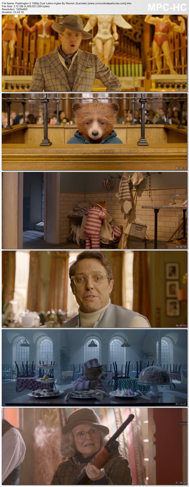 Capturas de la película.