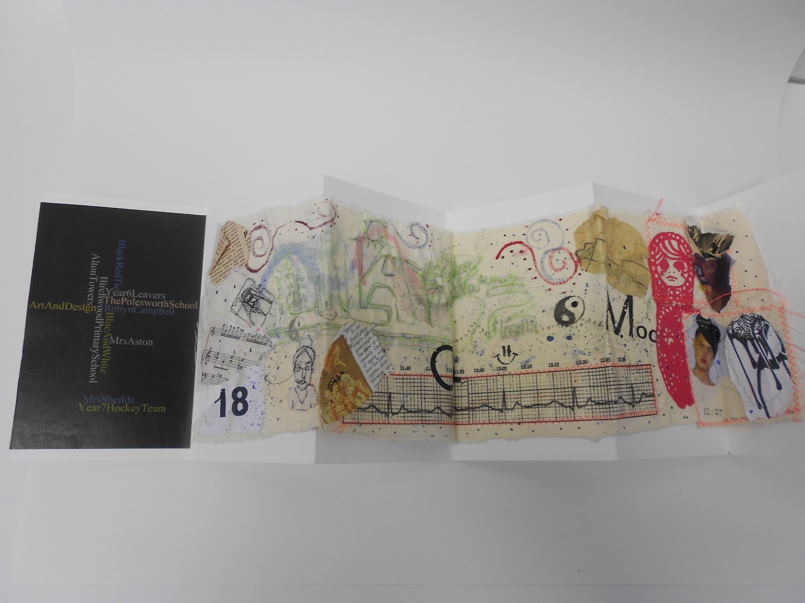 My Art Portfolio Concertina Sketchbook