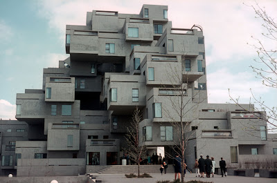 inside habitat 67 - moshe safdie - modern cube architecture
