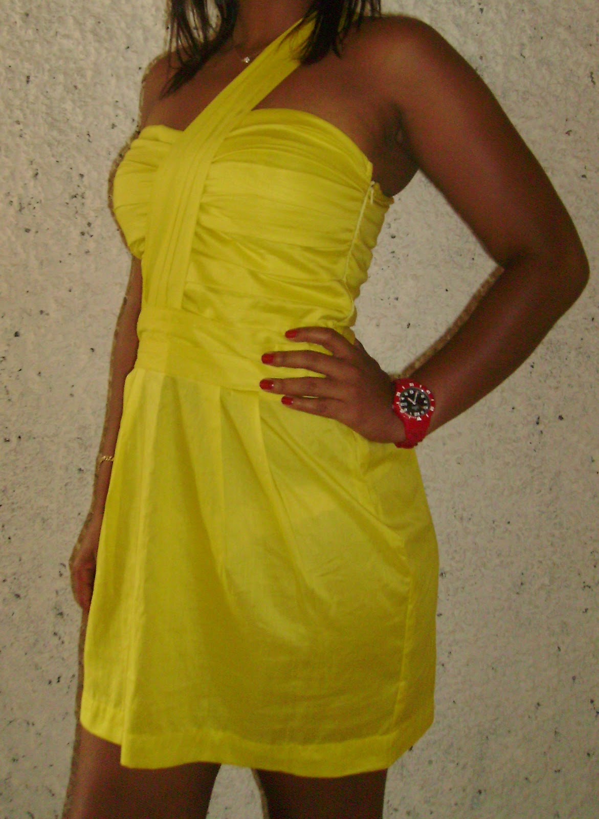 vestido amarelo reveillon