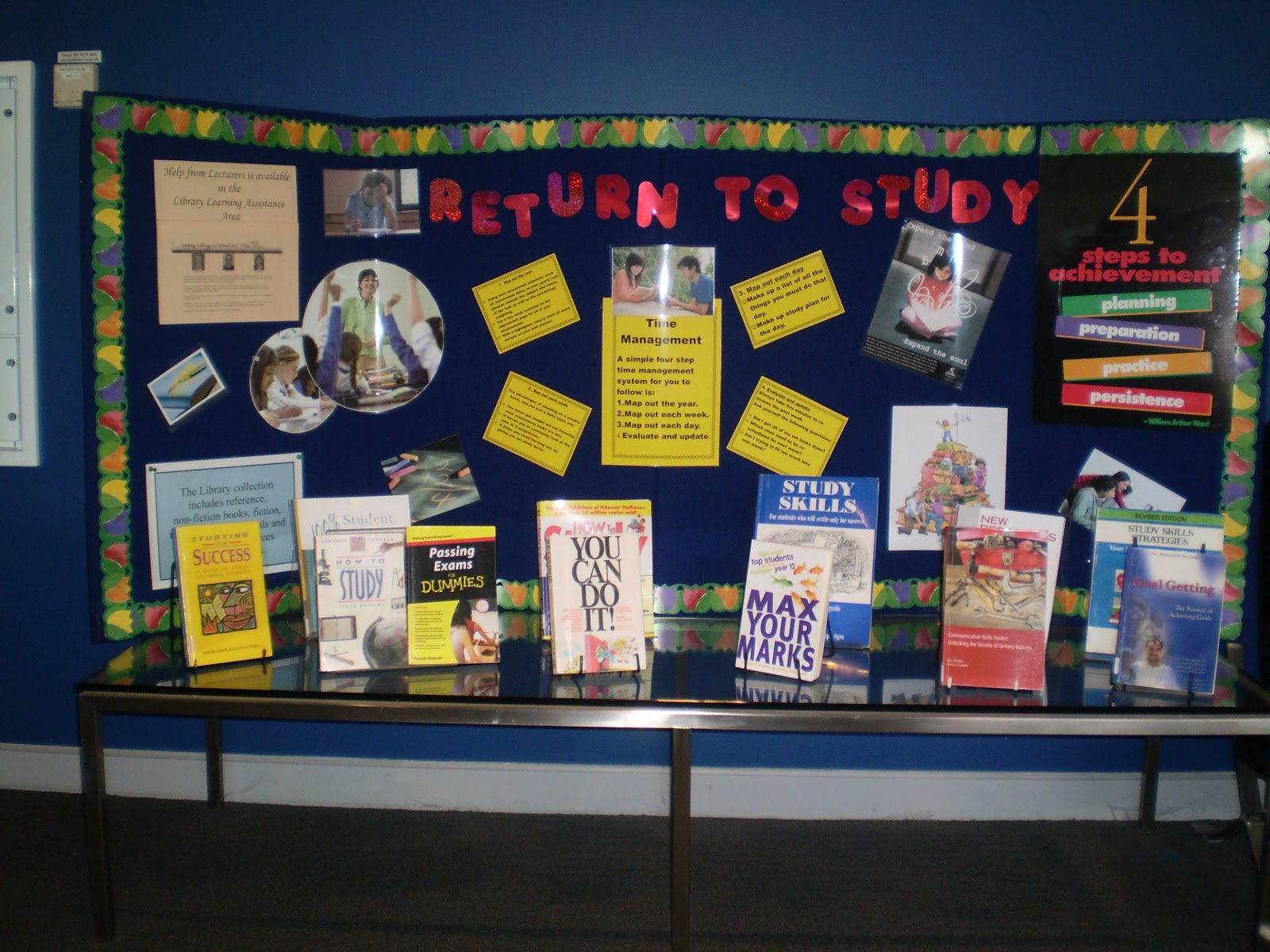 Canning College Library Displays