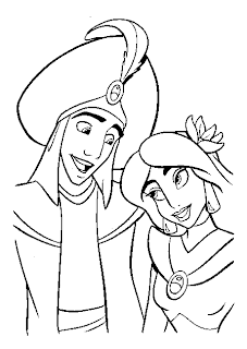 Aladdin Disney Coloring Pages Print