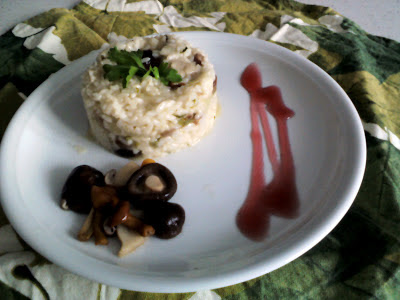 Arroz Cremoso Con Hongos
