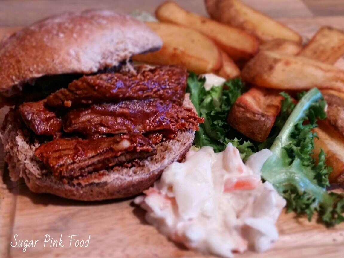 Slow Cooked Pulled BBQ Beef Brisket Slimming World Sugar Pink Food