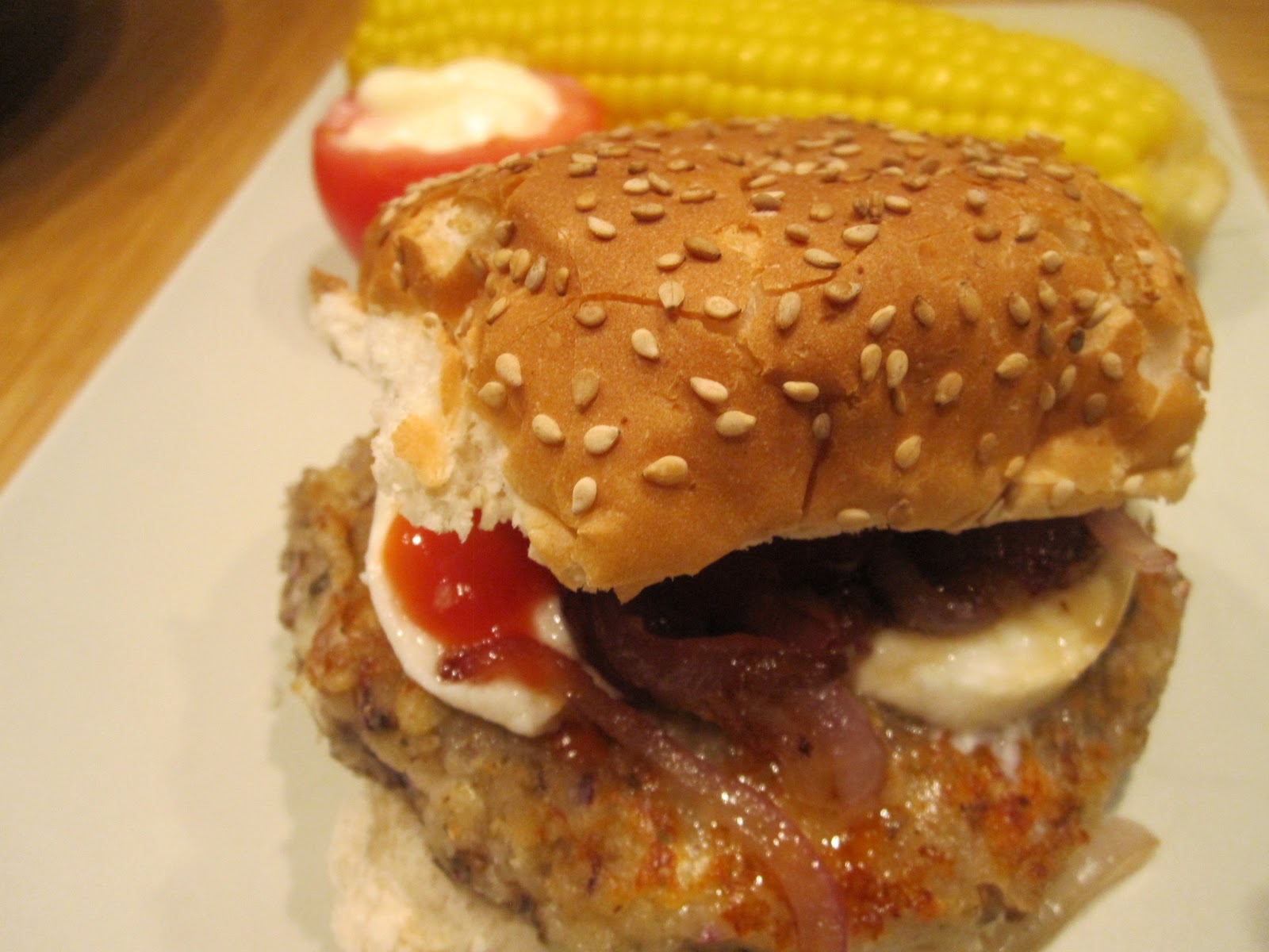 Food Devil Mushroom and Mozzarella Burgers