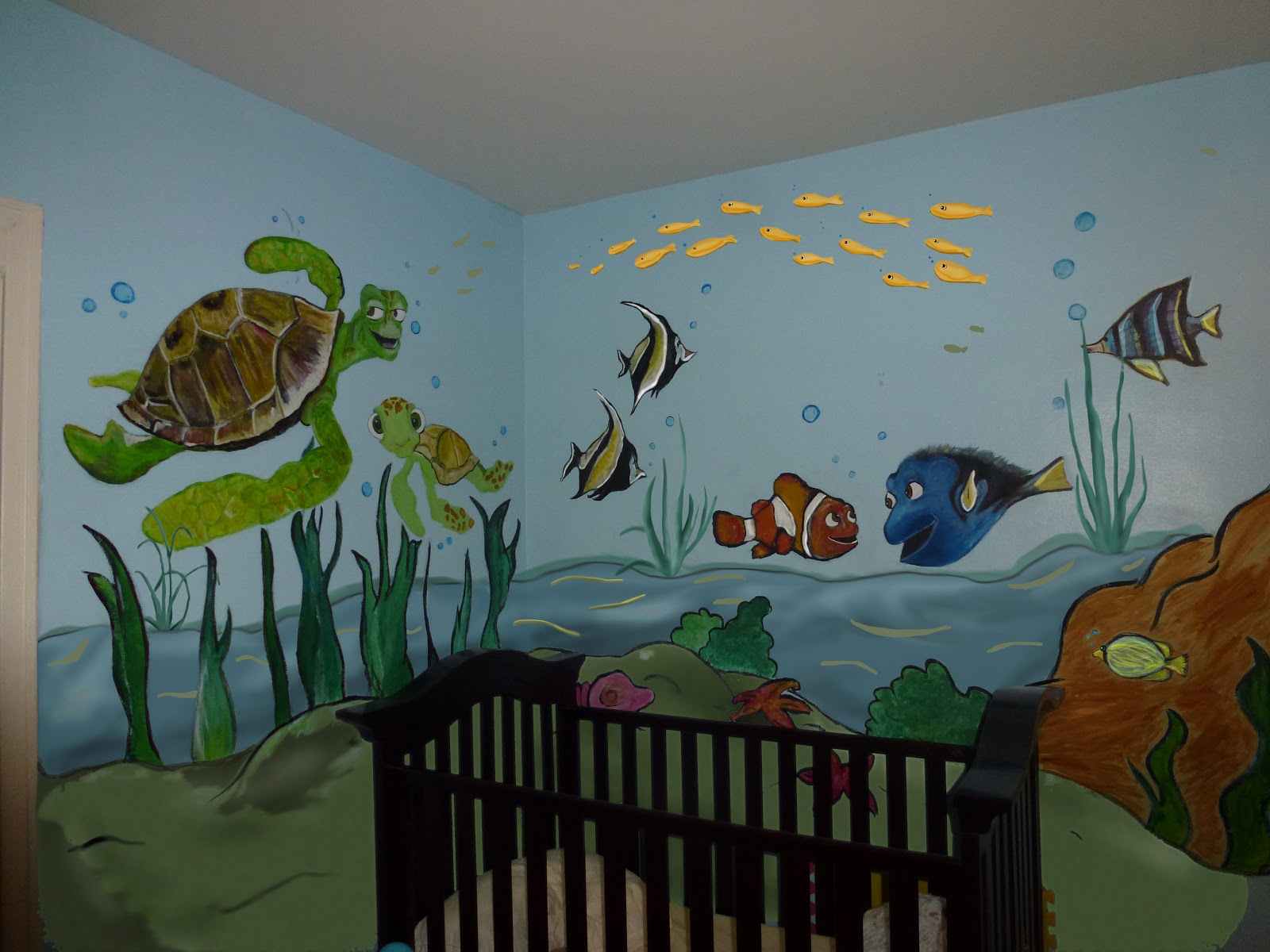 Erica's Animations and Designs Nursery Mural