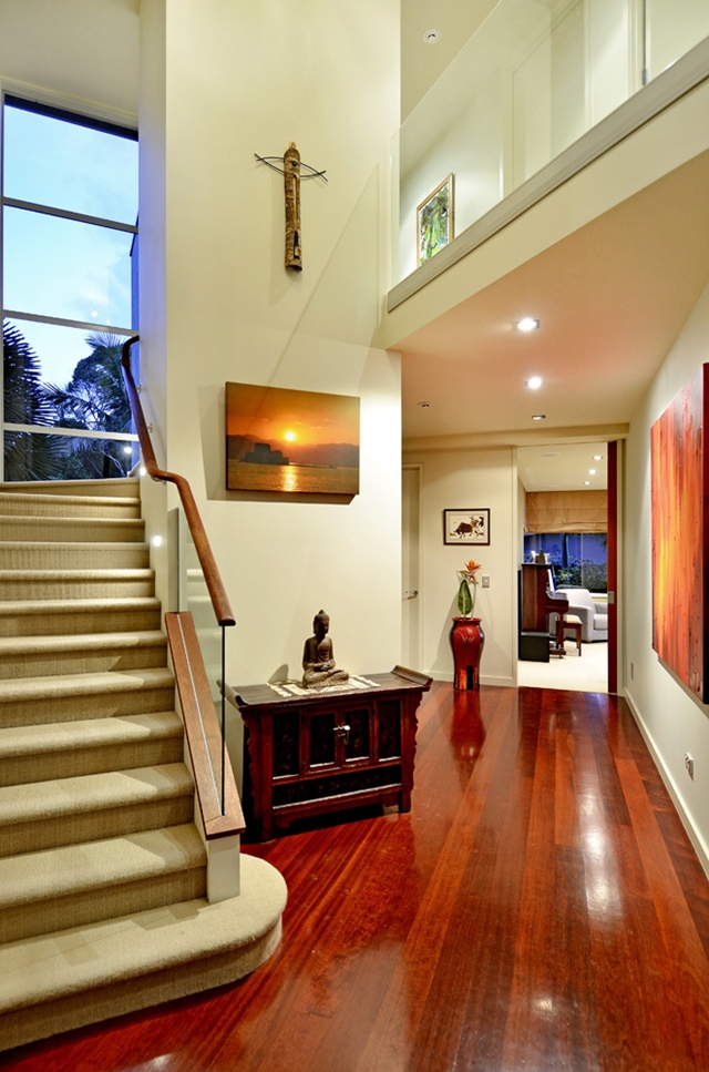 Photo of entrance hallway with staircase to the right