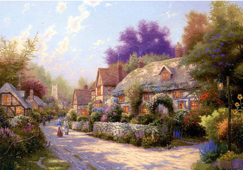 Pokemon Card & Model Kit & Puzzle & Story Thomas Kinkade Jigsaw