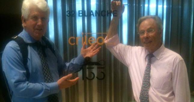 Two Internet pioneers @Criteolabs this morning