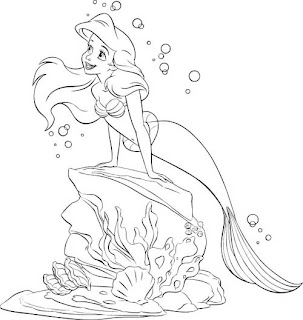 Ariel Coloring Pages