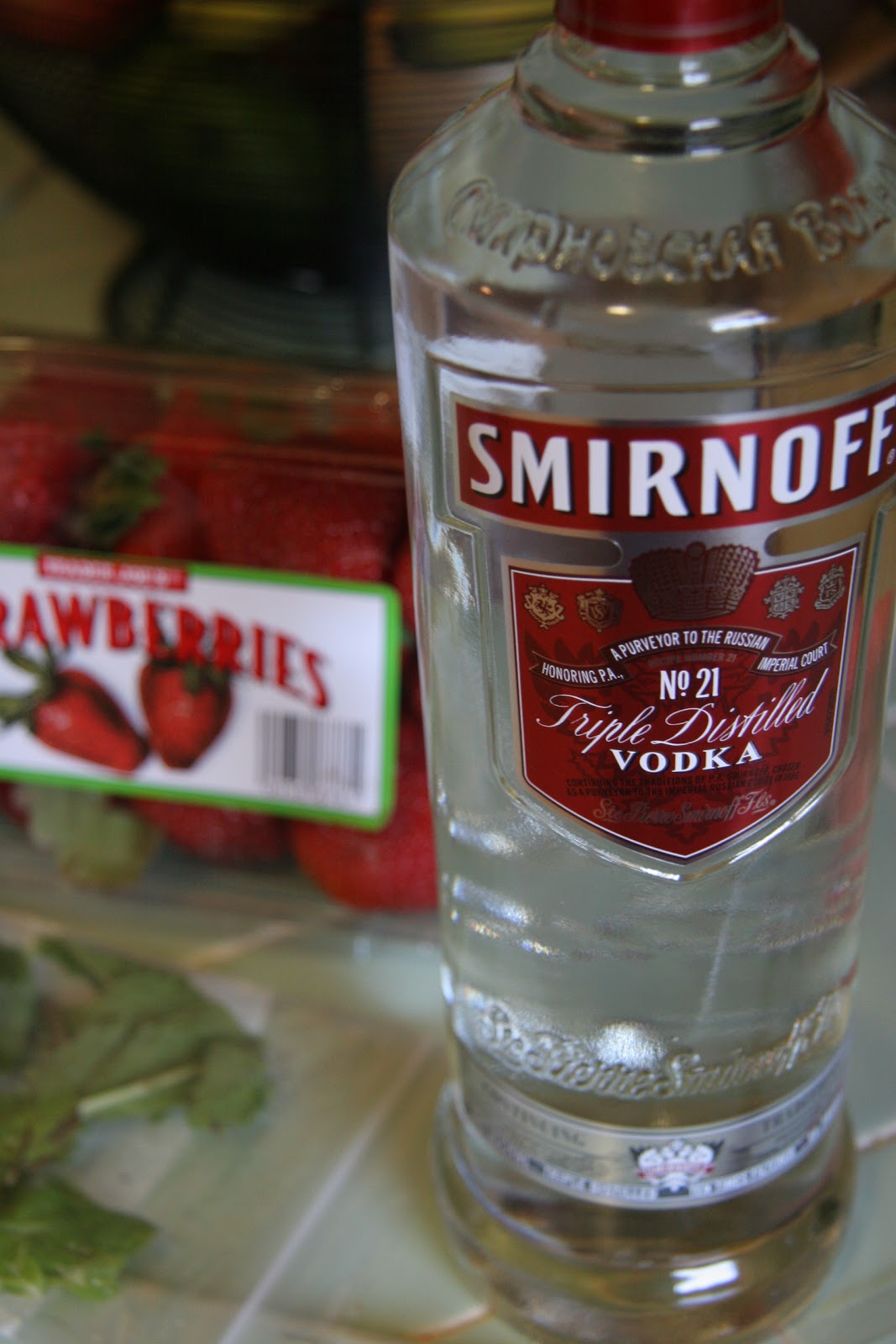 Best Baked Noms Strawberry Mint Infused Vodka