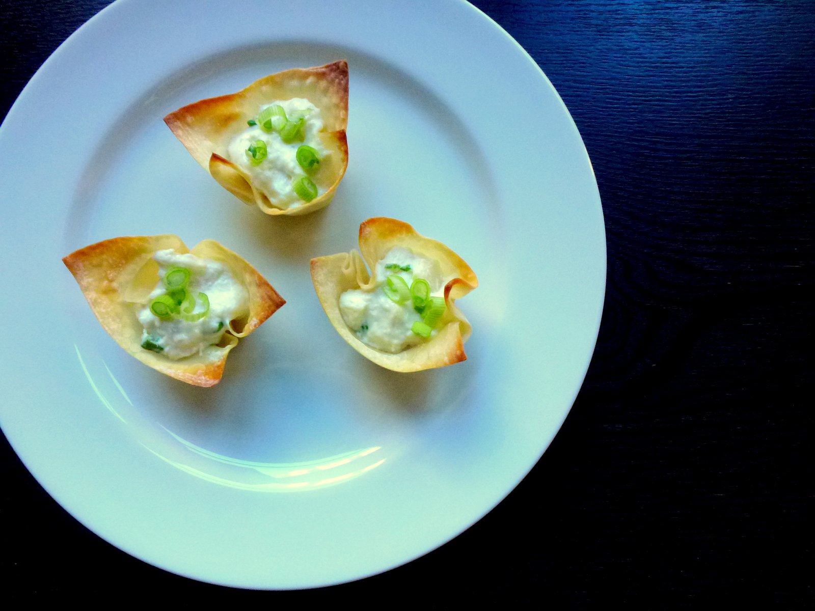 Hardly Housewives Baked Crab Rangoon Cups