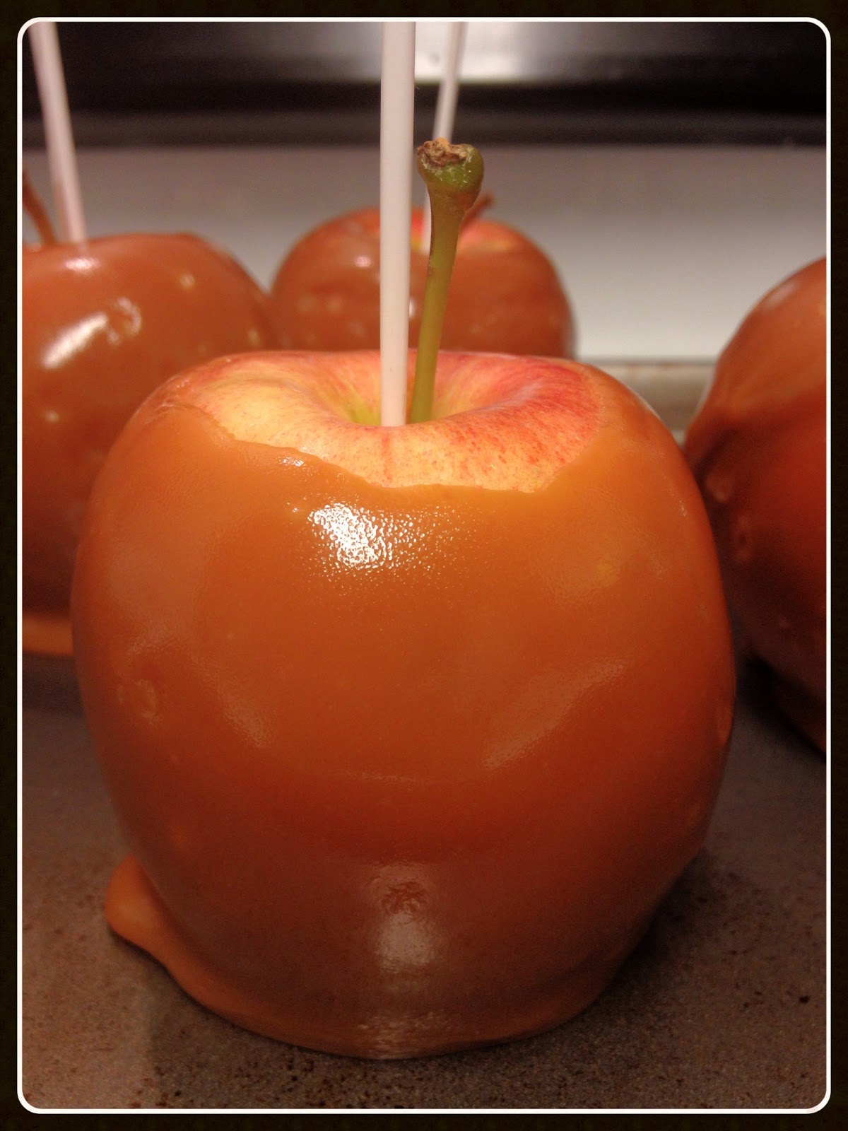 In a Far Away Kitchen Caramel Apples