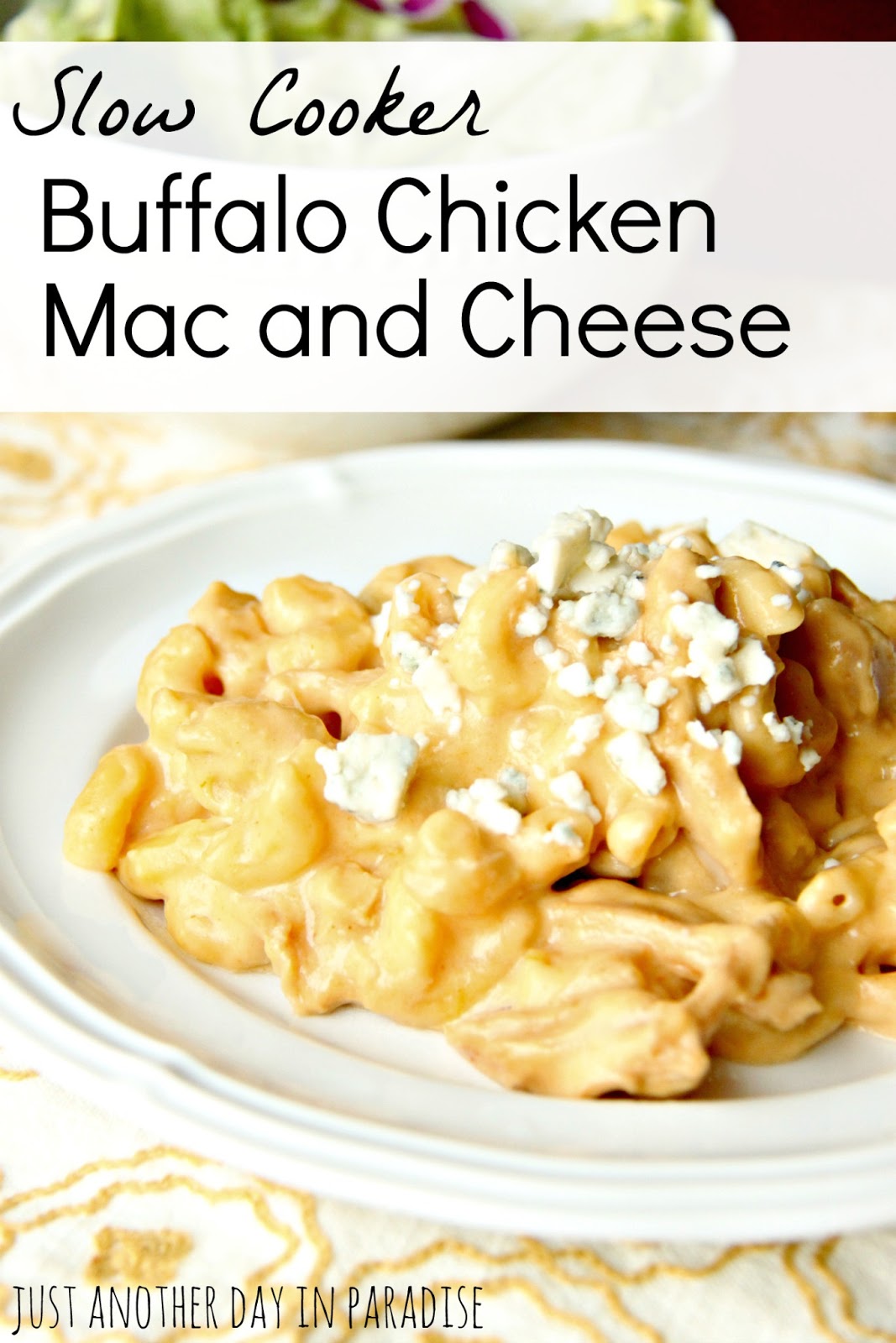 Larissa Another Day Slow Cooker Saturday Buffalo Chicken Mac and Cheese