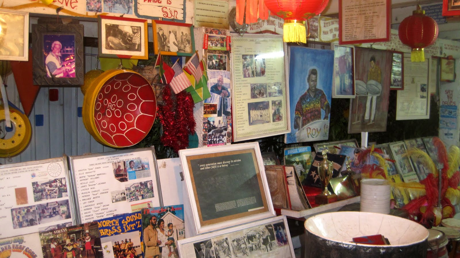 travels Roy Geddes Steel Pan Museum, Guyana