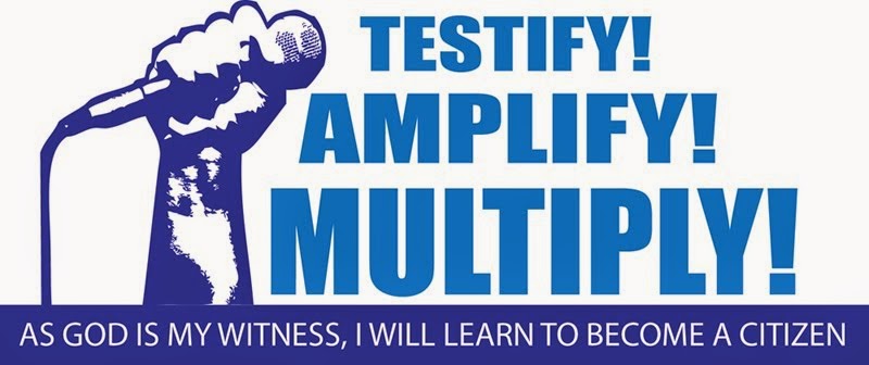 testify! amplify! multiply!
