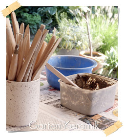 Garten-Keramik: Was wohl daraus wird?