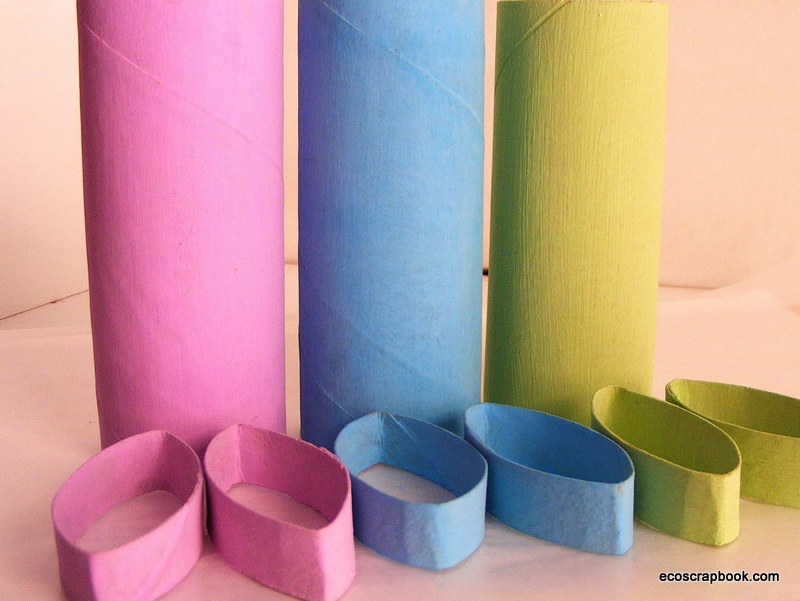 EcoScrapbook Easter Kid's Craft Toilet Paper Roll Bunnies