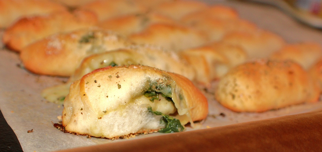 Refrigerator Buttermilk Biscuit Spinach Appetizer Recipe What's