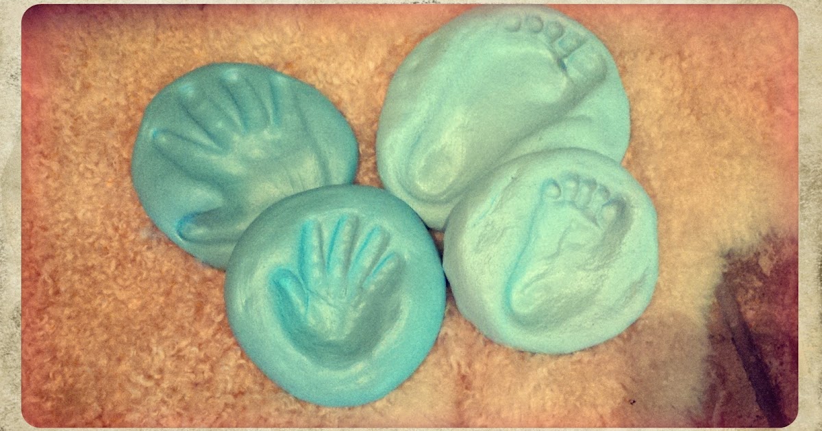 Hipknitized How To Hand Print and Foot Print Molds