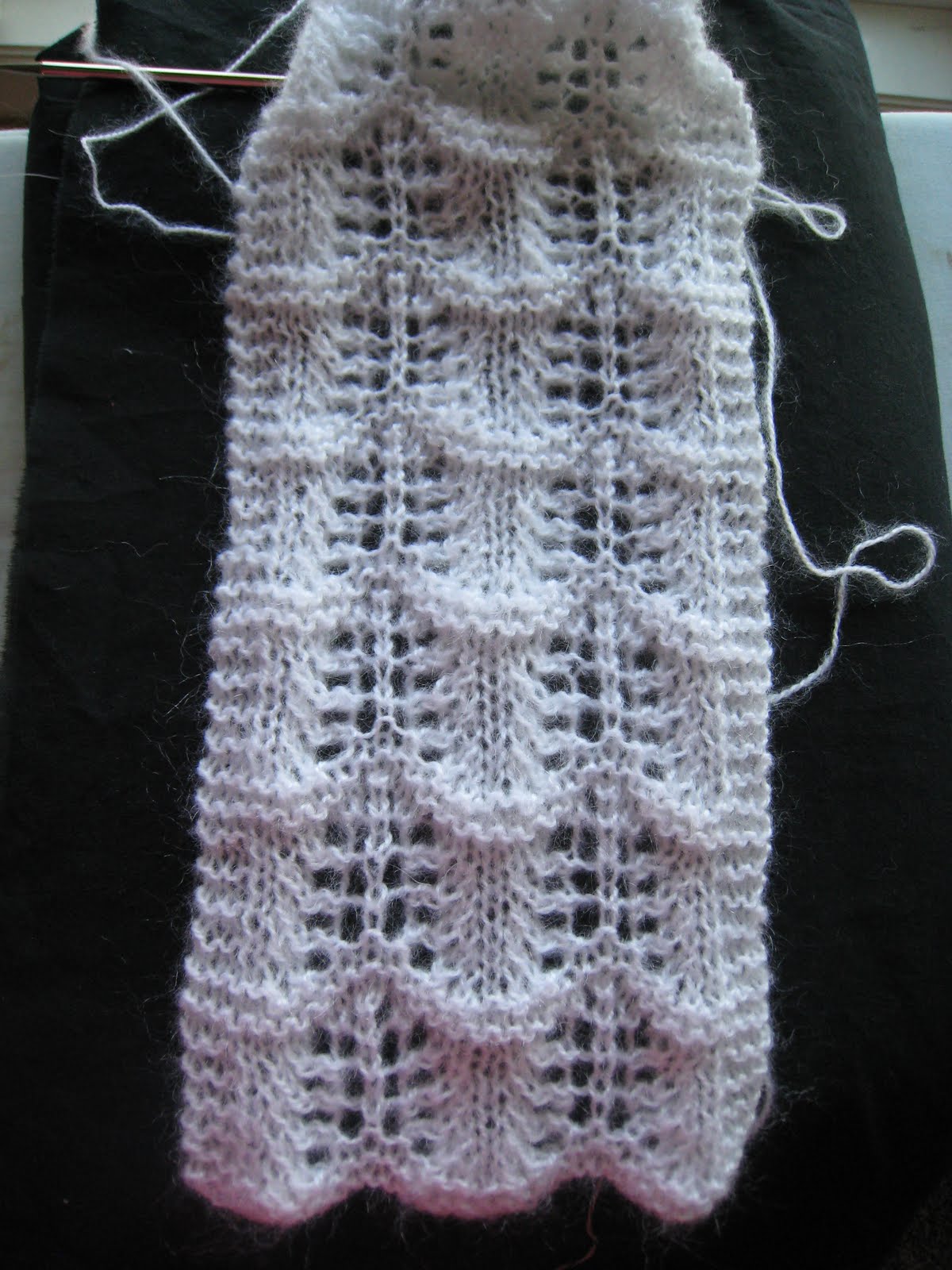 Knitting - Free Knitting Pattern, Mohair Stole