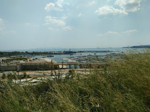 View of Athens harbour from the "LIGHTHOUSE".