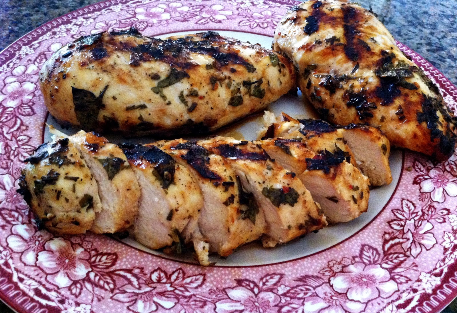 Ice Tea Spoons and Pickle Forks Lemon Parsley Grilled Chicken