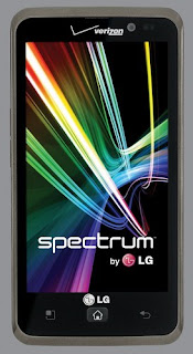 LG Spectrum Android 4G LTE smartphone with 4.5-inch True HD IPS screen for Verizon Wireless