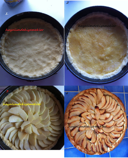 Vişne Soslu Elmalı Tart Resimli Yemek Tarifleri Hayalimdeki Yemekler