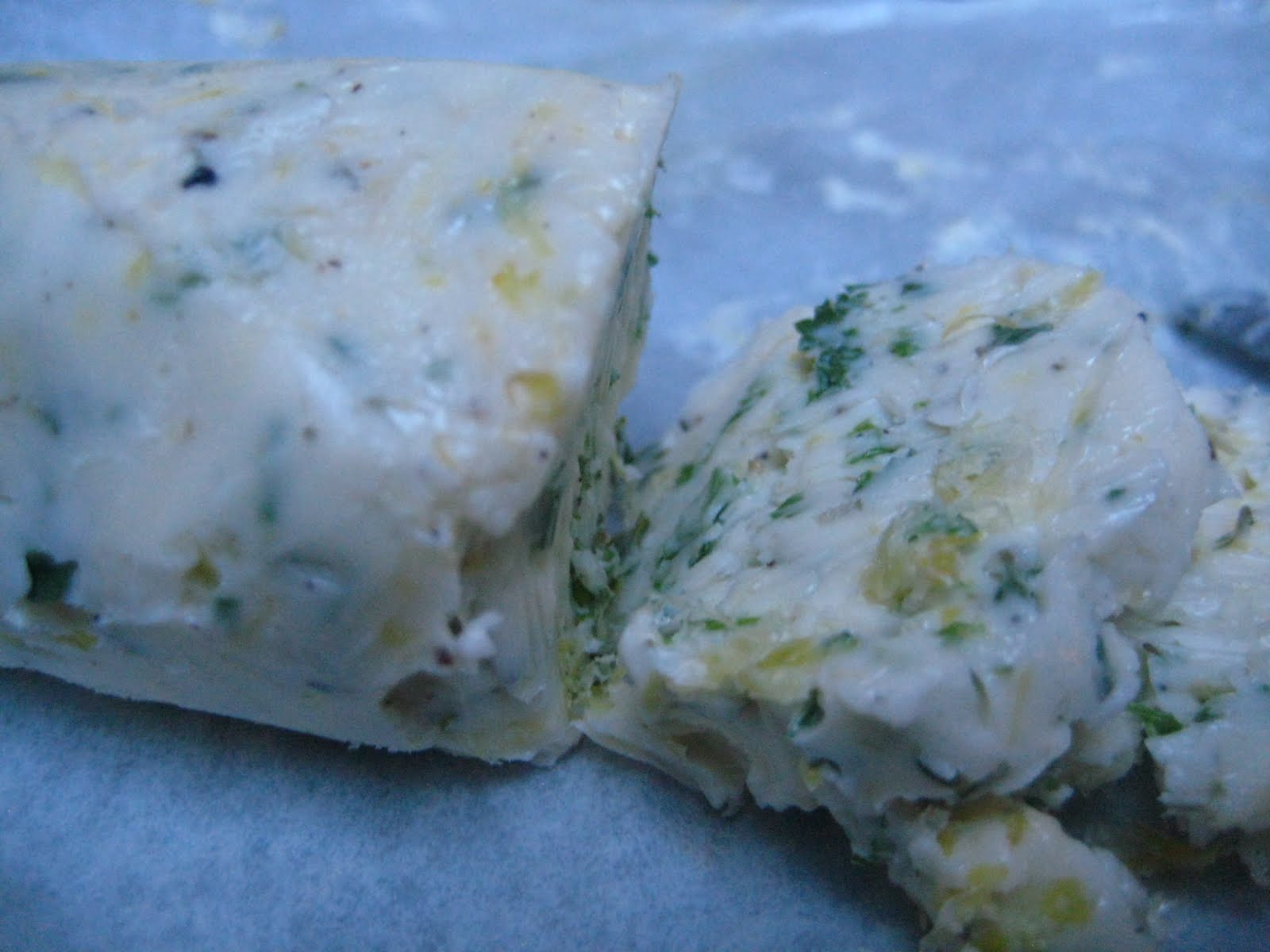 A Fancy for Food Lemon Thyme Compound Butter