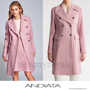 Crown Princess Mary wore ANDIATA Coat and Skirt