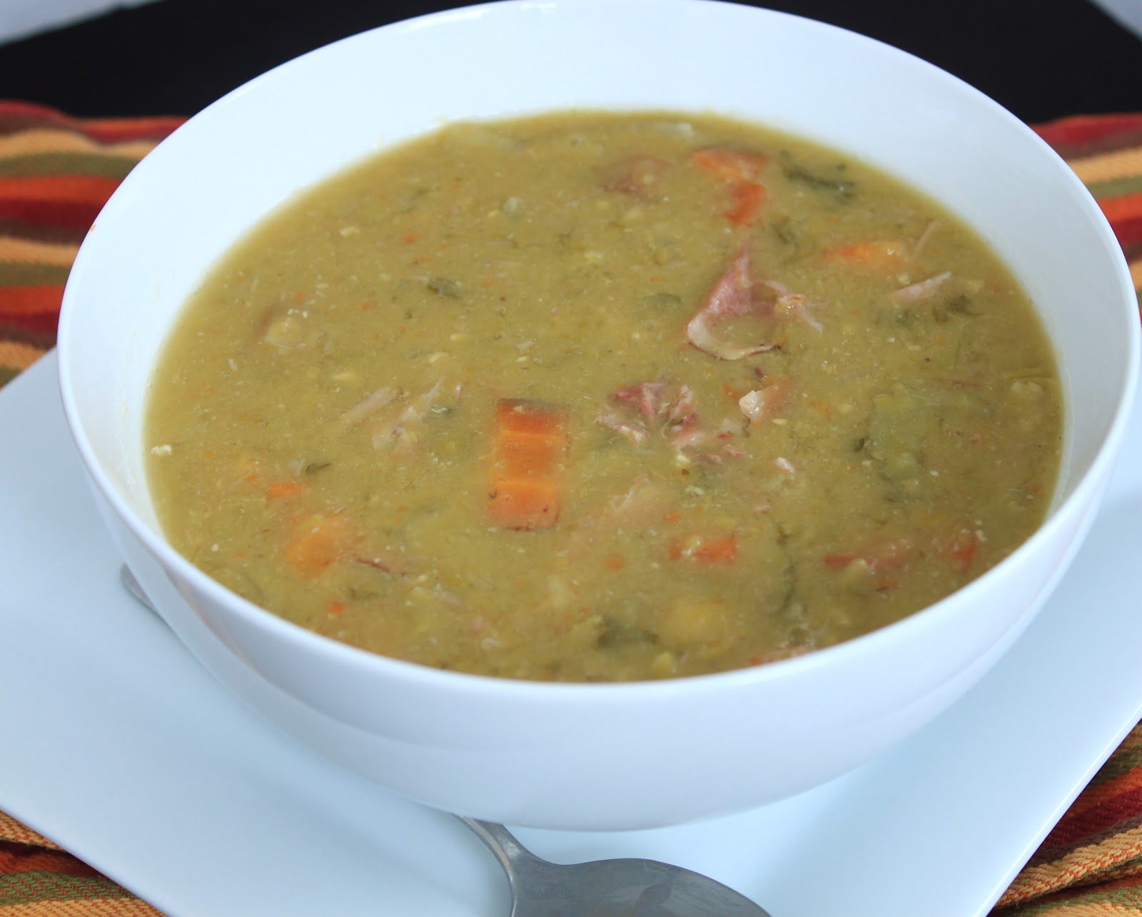 slow cooker split pea soup greens & chocolate