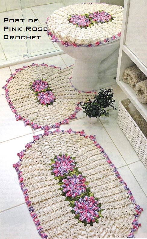 9 modelos de juegos de baÃos hermosos para tejer a crochet ...