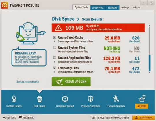 get rid of Tweakbit PCSuite