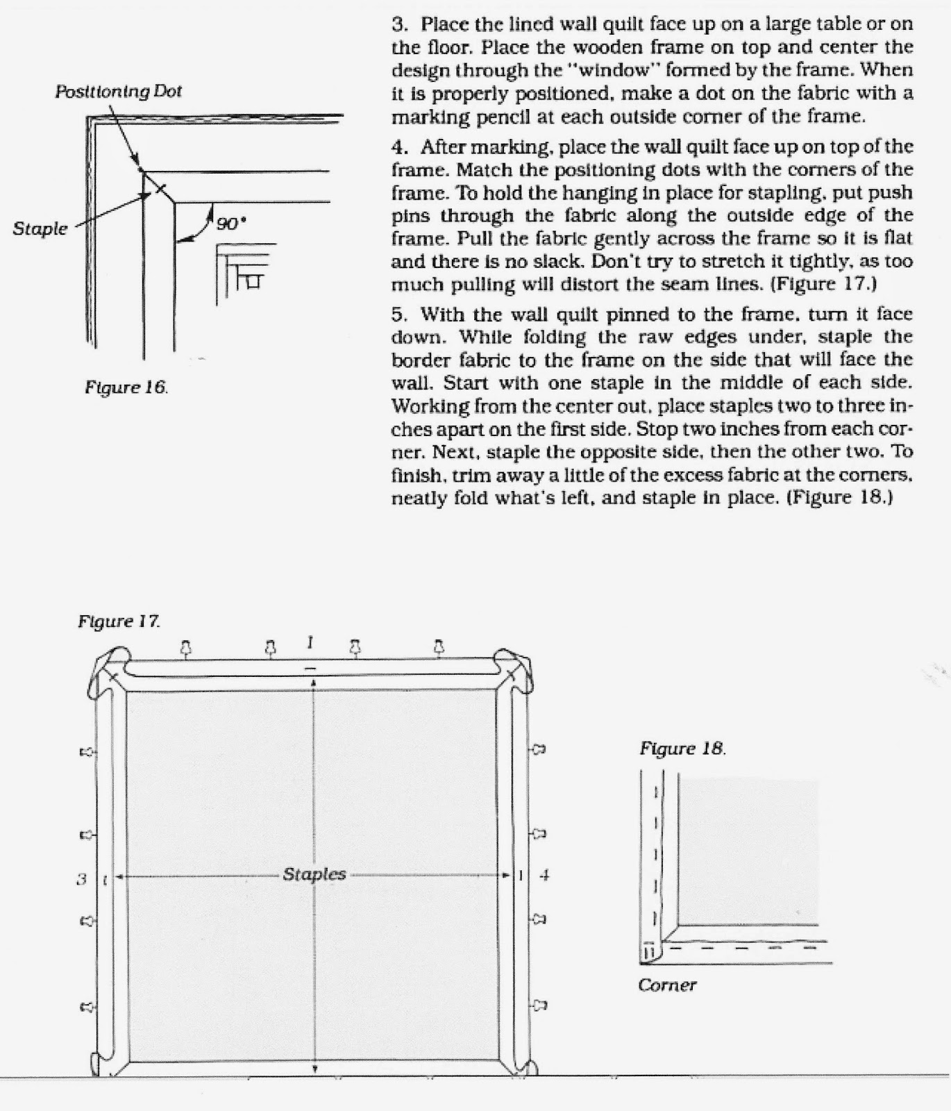 Wayne's Quilt Tips Mounting Your Quilt On Stretcher Bars