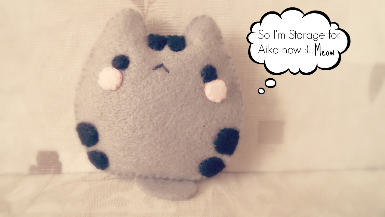 Hapy Friends Shoppe: How To Make A Baby Pusheen Cat Plushie Pocket Tutorial