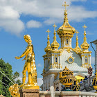 Peterhof ( Petrodvorets, Петергоф, Петродворец). A voyage to Peterhof near St. Petersburg, Russia, Europe.