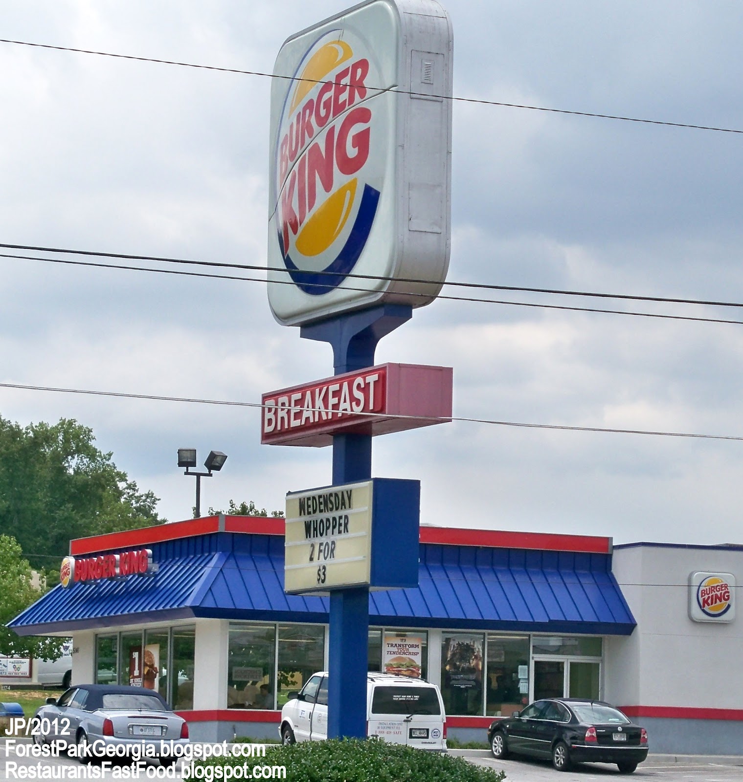 Restaurant Fast Food Menu McDonald's DQ BK Hamburger Pizza Mexican Taco