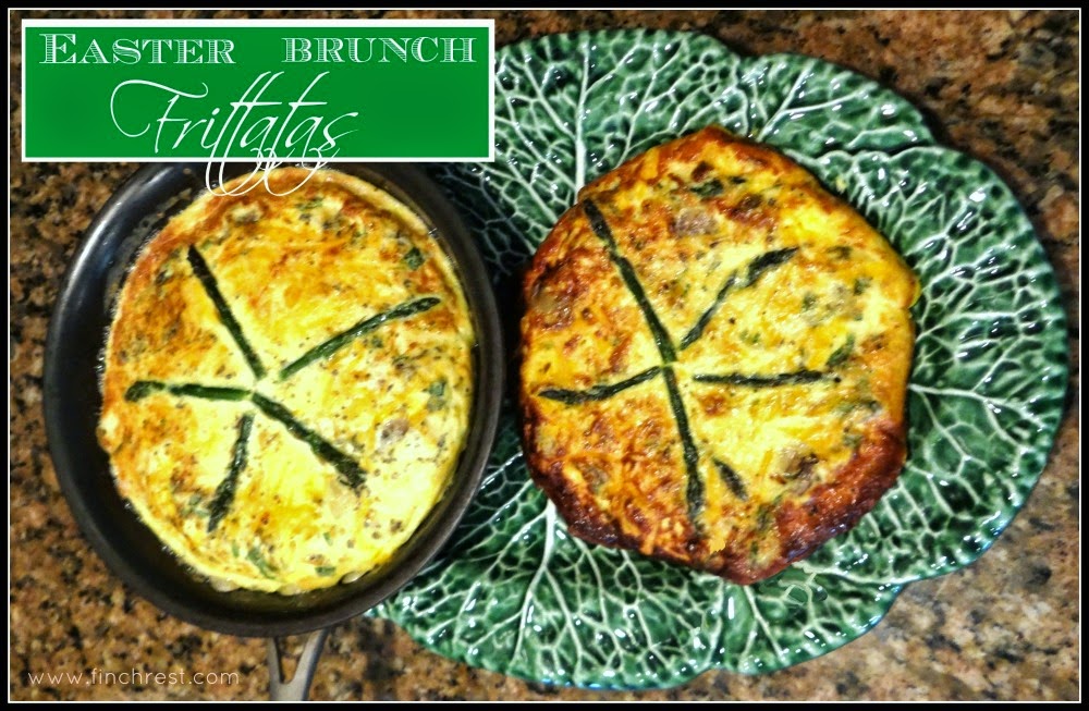 The Nest at Finch Rest Asparagus Frittatas Recipe