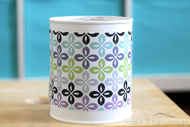Easy Tin Can Pencil Cup From Make It Handmade