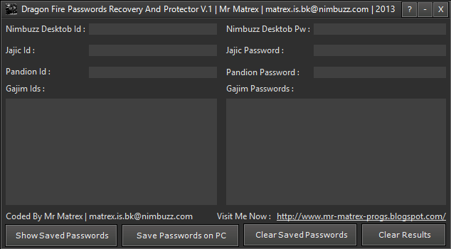 Dragon Fire Passwords Recovery And Protector Rec+and+Pro