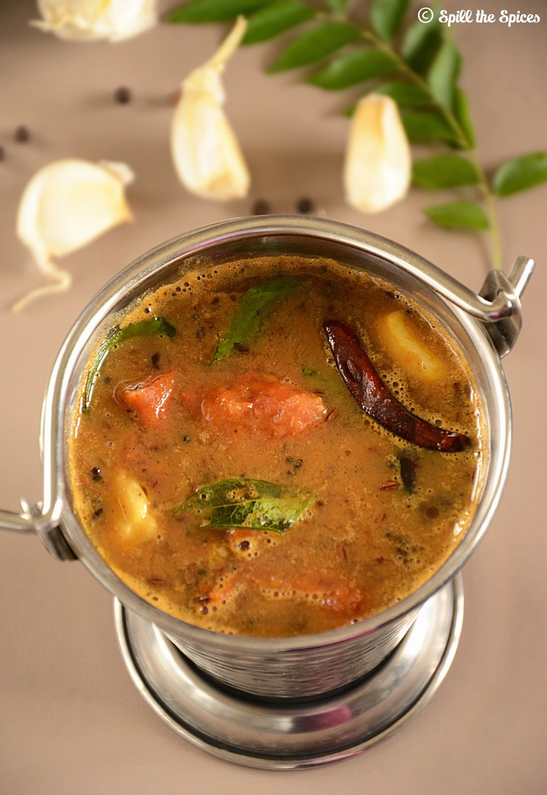 Garlic Rasam Poondu Rasam Spill the Spices