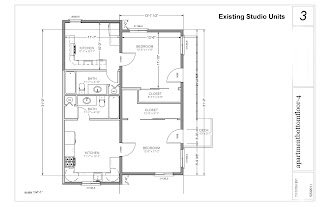 Conversion Of Two Studios Into A Single One Bedroom Apt Design Ideas