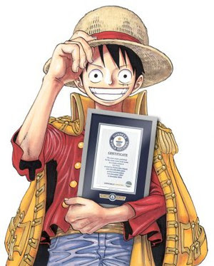 one-piece-gwr - El Manga de One Piece Entra al Libro en los Records Guinness - Hablemos de Anime y Manga