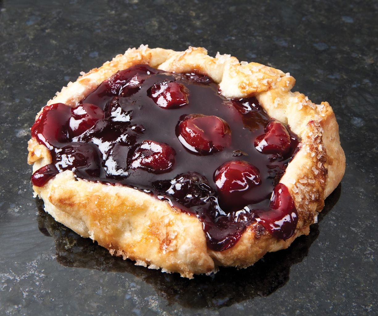 Dying for Chocolate Rustic Cherry Tart